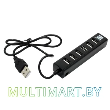 USB-хаб 5bites HB27-208BK